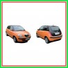 Retrovisore Sinistro Elettrico-Termico Con Primer-Con Sonda-Convesso-Cromato -Mod Fino 06-2005 Lancia Ypsilon-(Anno 2003-2006)