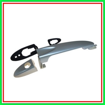 Maniglia Esterna Anteriore Sinistra Argento-Con Foro Nottolino Lancia Ypsilon-(Anno 2003-2006)