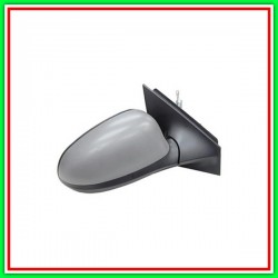 Right Cable Rearview Mirror With Primer-Convex-Chrome LANCIA Ypsilon-(Year 2011-2015)