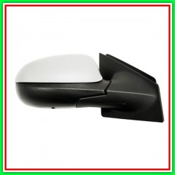 Electric Left Rearview Mirror With Primer-Chrome-Convex LANCIA Ypsilon-(Year 2011-2015)
