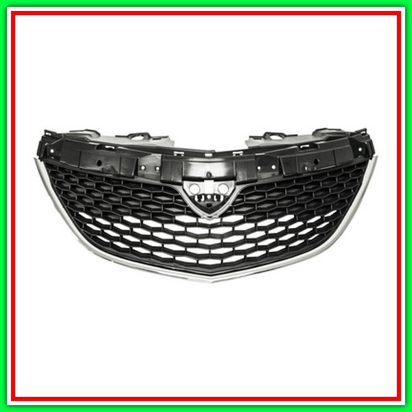 Black Radiator Grille With Chrome Molding LANCIA Ypsilon-(Year 2015 Onwards)
