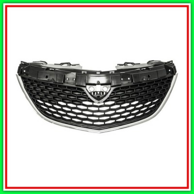 Black Radiator Grille With Chrome Molding LANCIA Ypsilon-(Year 2015 Onwards)