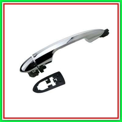 Front Front Handle Right-Chrome Polished-Without Hole NOTTOLINO LANCIA Ypsilon-(Year 2015 Onwards)