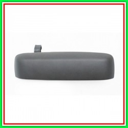 Black Left Front Outer Handle-With Hole NOTTOLINO LANCIA Musa-(Year 2004-2006)