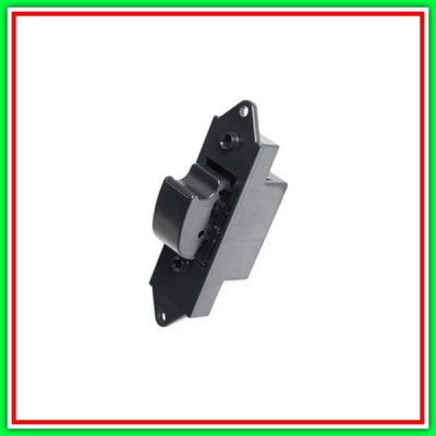Interruttore Alzacristallo Nero-Porta Posteriore Destra-Sinistra-5 Pins Mitsubishi Colt-(Anno 2009-2012)
