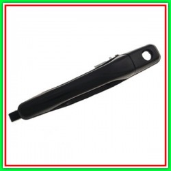 Maniglia Esterna Anteriore Sinistra Nero-Liscia-Con Foro Nottolino Mitsubishi Outlander-(Anno 2003-2006)