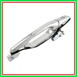 Maniglia Esterna Anteriore Destra-Cromata-Con Foro Nottolino Mitsubishi Outlander-(Anno 2003-2006)