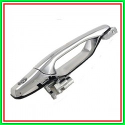 Maniglia Esterna Anteriore Sinistra Cromata-Con Foro Nottolino Mitsubishi Outlander-(Anno 2003-2006)