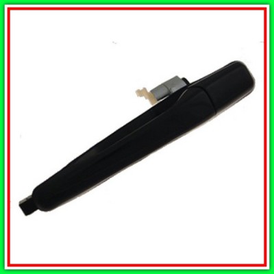 Maniglia Esterna Posteriore Sinistra Nero-Liscia Mitsubishi Outlander-(Anno 2003-2006)