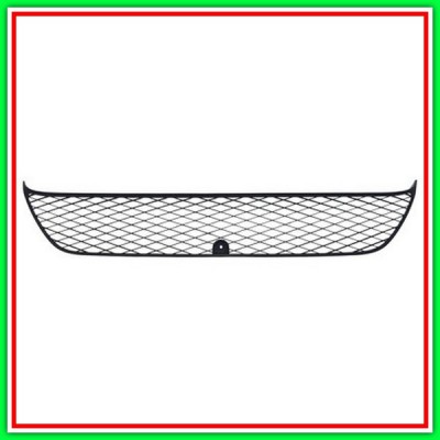 Griglia Centrale Paraurti Anteriore-Nera Mitsubishi Outlander-(Anno 2006-2009)