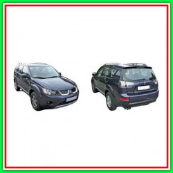 Retrovisore Sinistro Elettrico-Termico Con Primer-Chiudibile-Convesso-Cromato Mitsubishi Outlander-(Anno 2006-2009)