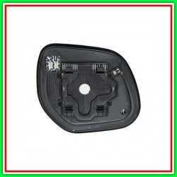 Piastra Specchio Sinistra Convessa-Termica Cromata Mitsubishi Outlander-(Anno 2006-2009)
