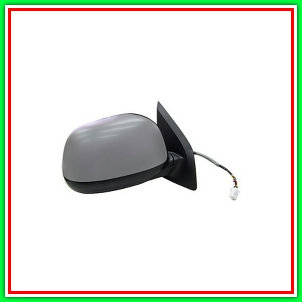 Retrovisore Destro Elettrico-Termico Con Primer-Convesso-Cromato Mitsubishi OutlanderAsx-(Anno 2009-2012)