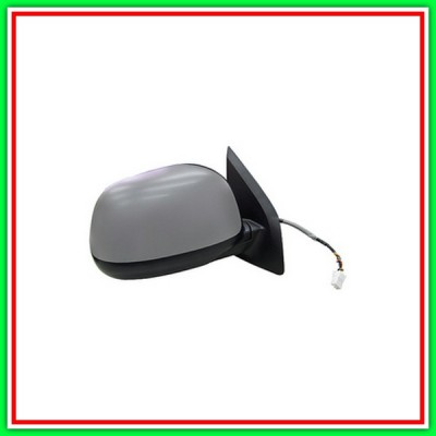 Electric-Thermal Right Rearview Mirror With Primer-Convex-Chrome MITSUBISHI OutlanderAsx-(Year 2009-2012)