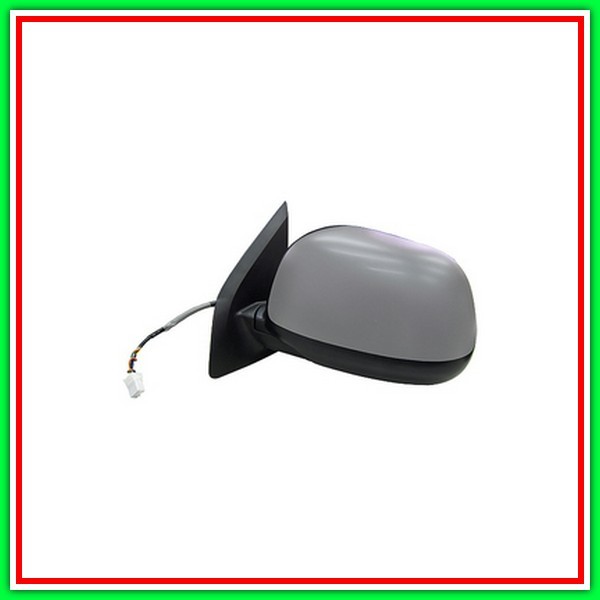 Retrovisore Sinistro Elettrico-Termico Con Primer-Chiudibile-Convesso-Cromato Mitsubishi OutlanderAsx-(Anno 2009-2012)