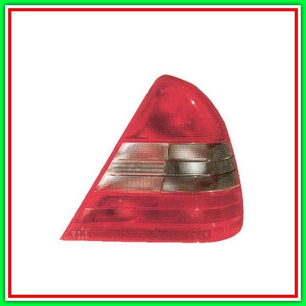 Fanale Posteriore Destro Con Porta Lampada Mod Bianco-Rosso Mercedes Classe C (W202)-(Anno 1993-2000)