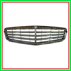 Griglia Radiatore Completa Argento-Cromata - Mod Classic-Elegance Mercedes Classe C (W2S204)-(Anno 2007-2010)