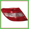 Fanale Posteriore Destro Senza Porta Lampada-Bianco-Rosso Mod Berlina-Elegence-Executive Mercedes Classe C (W2S204)-(2007-2010)