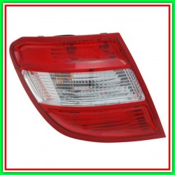 Fanale Posteriore Sinistro Senza Porta Lampada Rosso-Bianco - Mod Station Wagon Classic-Elegance-Executive