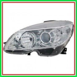 Proiettore Sinistro H7-H7 Elettrico Con Motore Fino 09-2007 Mercedes Classe C (W2S204)-(Anno 2007-2010)