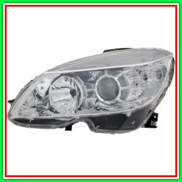 Proiettore Sinistro H7-H7 Elettrico Con Motore Fino 09-2007 Mercedes Classe C (W2S204)-(Anno 2007-2010)