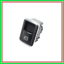 Interruttore Alzacristallo Nero-Bordo Cromato-Porta Anteriore Destra-Porta Posteriore Destra-Sinistra-4 Pins
