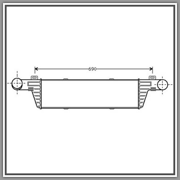 Intercooler Mercedes Classe E (W210)-(Anno 1995-1999)