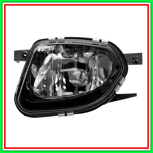 Black Left Fog Light - Hella Mod version 04 Up 06 MERCEDES Class E (W211)-(Year 2002-2007)