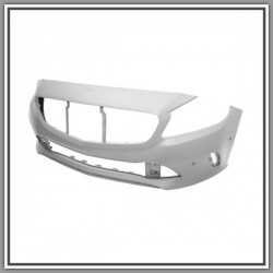 Paraurti Front With Primer-With Molding Holes-With Holes Pdc-Supports MERCEDES Class A (W176)-(Year 2015-2018)