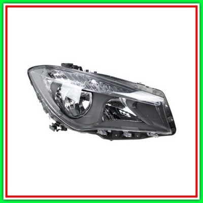 Right Projector H7-H15 Electric With Engine-Black MERCEDES Cla (W117C117)-(Year 2013-2016)
