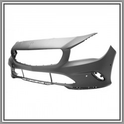 Paraurti Anteriore Con Primer-Con Fori Pdc-Con Fori Park Assist-Supporti-Con Tracce Lavafari