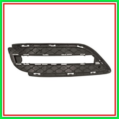 Griglia Sinistra Paraurti Nera-Con Sede Luce Diurna Rettangolare Mercedes Classe B (W246)-(Anno 2011-2014)