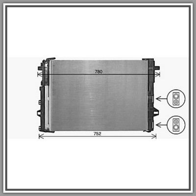 Condensatore Mercedes Classe B (W246)-(Anno 2011-2014)