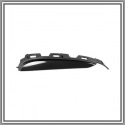Black-Glossy Left molding-PARAURTI Front Mod Amg C43-C45 MERCEDES Class C AmgAmg Line (W2S205)-(Year 2018 Onwards)