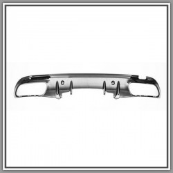 Spoiler Paraurti Glossy Black Rear With Seat Hook Trailer Mod 4 Doors Amg
