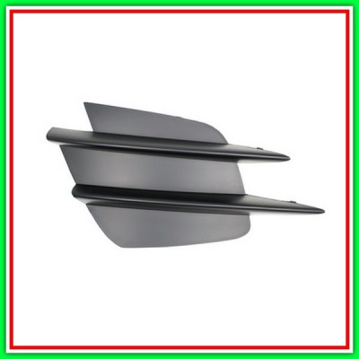 Embossed Black Left Outer Grid-PARAURTI Front Mod Amg MERCEDES Class C AmgAmg Line (W2S205)-(Year 2018 Onwards)