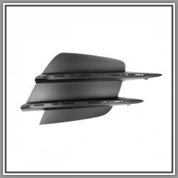 Right Grid Paraurti Black-With Molding Holes Mod Amg MERCEDES Class C AmgAmg Line (W2S205)-(Year 2018 Onwards)
