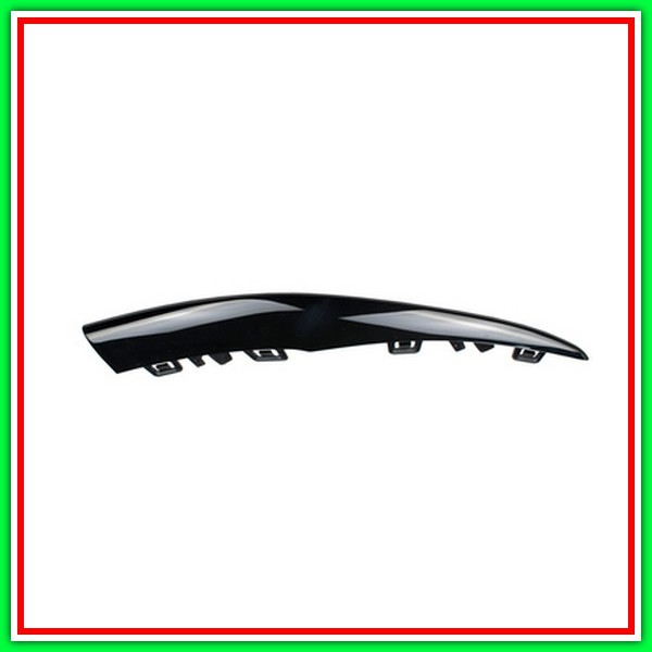 Modanatura Sinistra Nero/Lucida-Paraurti Anteriore Mercedes-C Class Coupe'/Cabrio Amg/Amg Line (C205)-Mod. 11/18 -