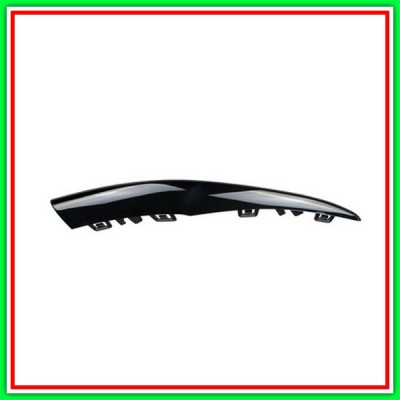 Modanatura Sinistra Nero/Lucida-Paraurti Anteriore Mercedes-C Class Coupe'/Cabrio Amg/Amg Line (C205)-Mod. 11/18 -