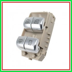 Pulsantiera Beige-2 Interruttori-Alzacristallo Porta Anteriore Destra-Con Funzione Parasole Posteriore-3 Pins