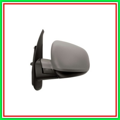 Retrovisore Sinistro Elettrico-Termico Con Primer-Chiudibile-Asferico-Cromato Mercedes Citan (W415)-(Anno 2012 In Poi)