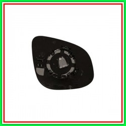 Piastra Specchio Sinistra Asferica Cromata Mercedes Citan (W415)-(Anno 2012 In Poi)
