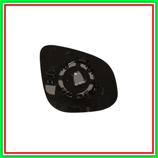 Piastra Specchio Sinistra Asferica Cromata Mercedes Citan (W415)-(Anno 2012 In Poi)