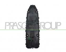 Pulsantiera-Argento/Bianca-4 Interruttori-Alzacristallo Porta Anteriore Sinistra-Con Funzione Chiusura Retrovisori-3 Pins