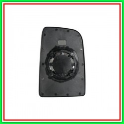 Upper Mirror Plate Left-Base Round-Convex-Chrome Mod 12-10 Onwards MERCEDES Sprinter-(Year 2006-2013)