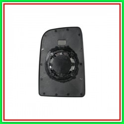 Upper Mirror Plate Right-Base Round-Convex-Thermal-Chrome Mod 09-10 Onwards MERCEDES Sprinter-(Year 2006-2013)