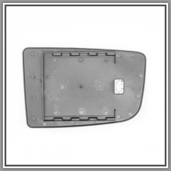 Upper Mirror Plate Left-Base Square-Convex-Thermal-Chrome Mod Up 09-10 MERCEDES Sprinter-(Year 2006-2013)