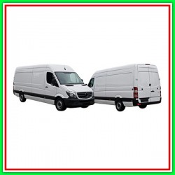 Portatarga Anteriore Nero Lucido Mercedes Sprinter-(Anno 2013-2018)
