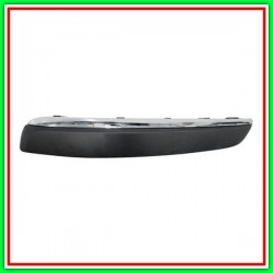 Modanatura Destra Con Primer-Con Profilo Cromato-Paraurti Anteriore Peugeot 407-(Anno 2004-2007)