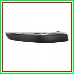 Modanatura Sinistra Con Primer-Con Profilo Cromato-Paraurti Anteriore Peugeot 407-(Anno 2004-2007)